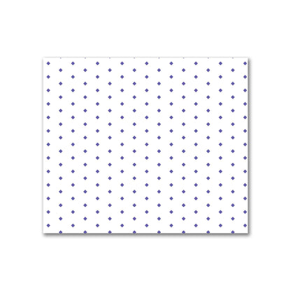 Off-White Cotton Sateen Fabric with Fine Purple Diamonds, FACS-1300-111