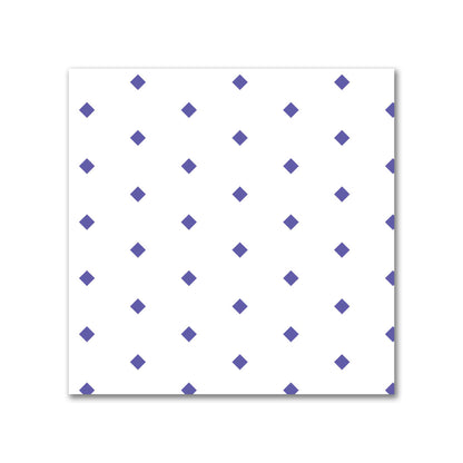 Off-White Cotton Sateen Fabric with Fine Purple Diamonds, FACS-1300-111