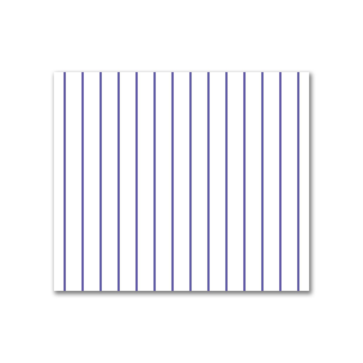 Off-White Cotton Sateen Fabric with Fine Purple Stripes, FACS-1300-151