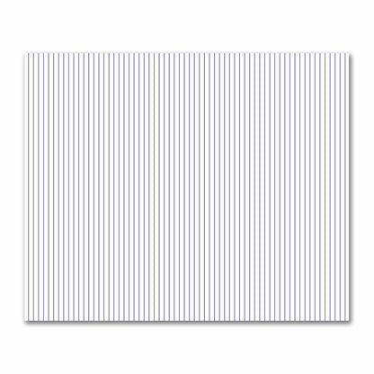 Off-White Cotton Sateen Fabric with Fine Purple Stripes, FACS-1300-151