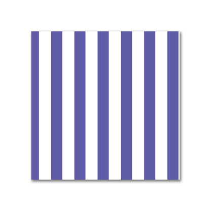 Off-White Cotton Sateen Fabric with Thin Purple Bars, FACS-1300-241