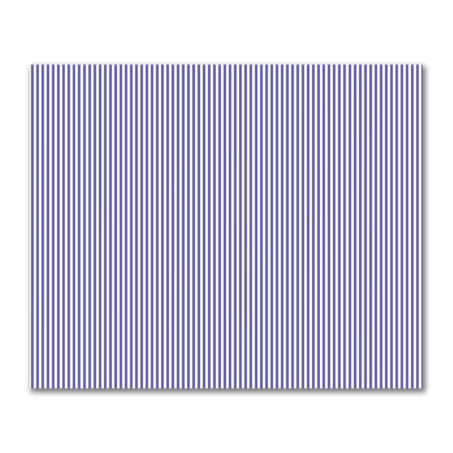 Off-White Cotton Sateen Fabric with Thin Purple Bars, FACS-1300-241