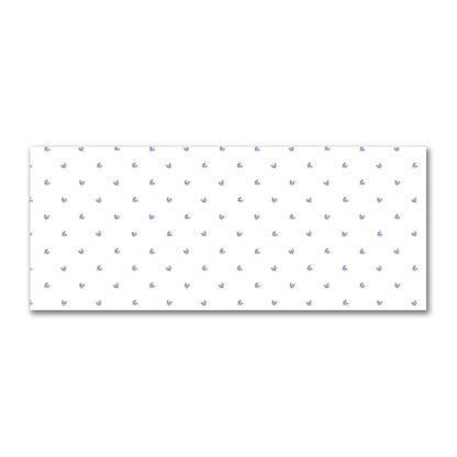 Cotton Sateen Fabric with Hand-painted Small Purple Watercolor Floral Pattern Print, FACS-1306