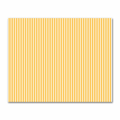 Off-White Cotton Sateen Fabric with Yellow-Orange Bars, FACS-1310-051