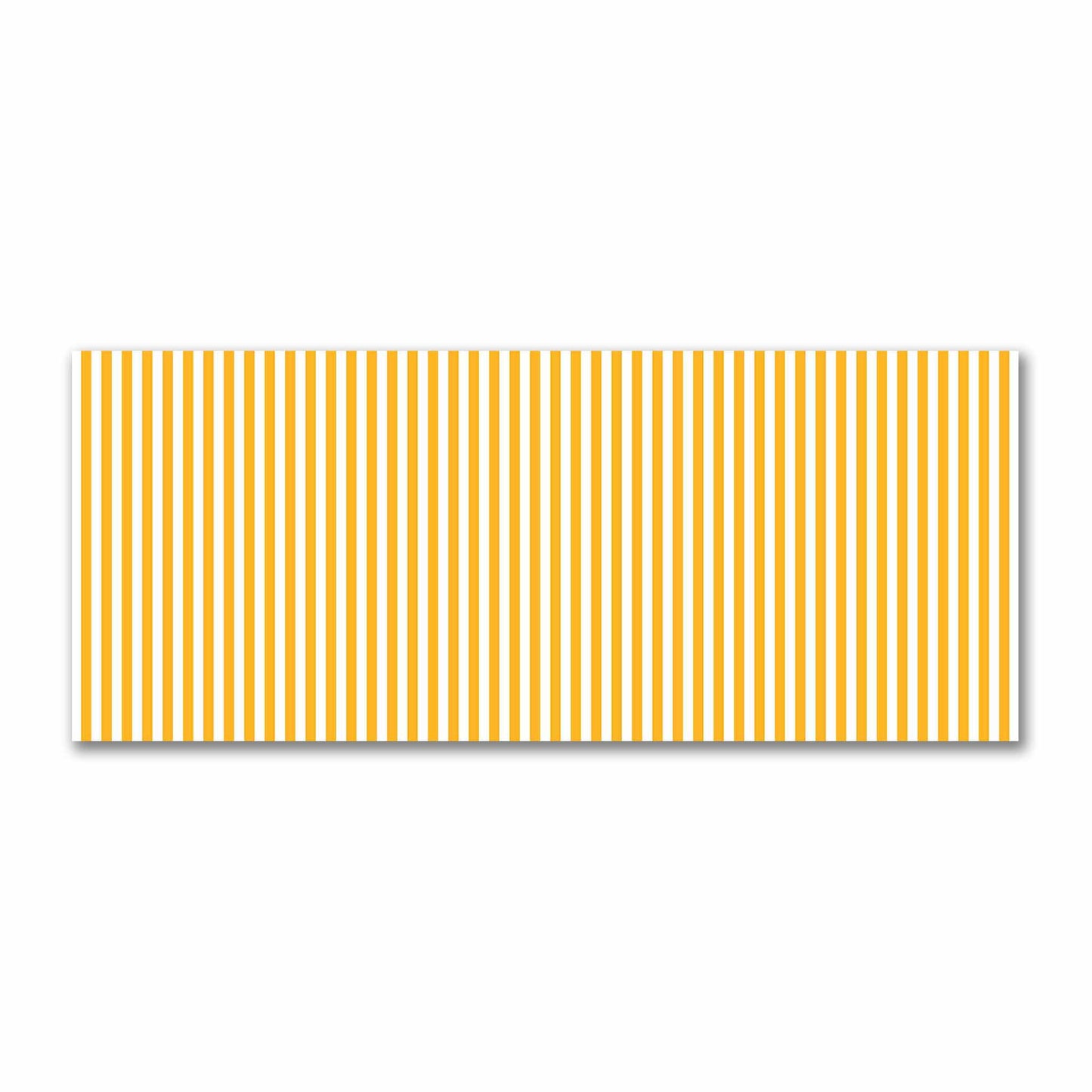 Off-White Cotton Sateen Fabric with Yellow-Orange Bars, FACS-1310-051