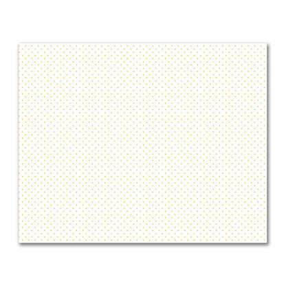 Off-White Cotton Sateen Fabric with Yellow-Orange Diamonds, FACS-1310-101