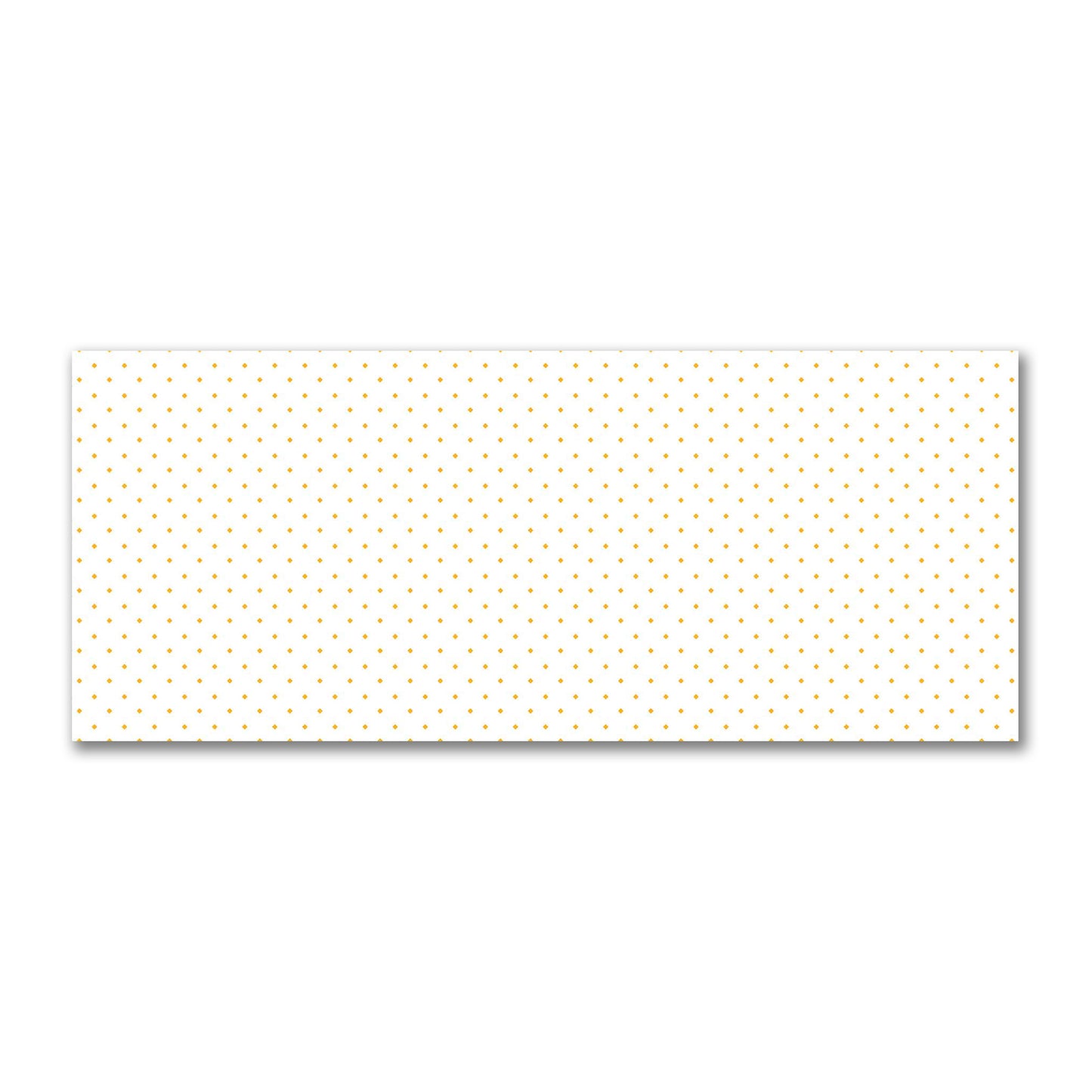 Off-White Cotton Sateen Fabric with Yellow-Orange Diamonds, FACS-1310-101