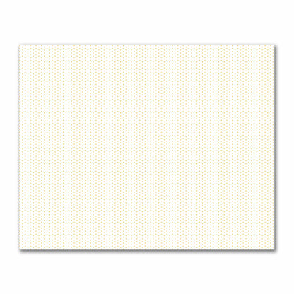 Off-White Cotton Sateen Fabric with Fine Yellow-Orange Diamonds, FACS-1310-111