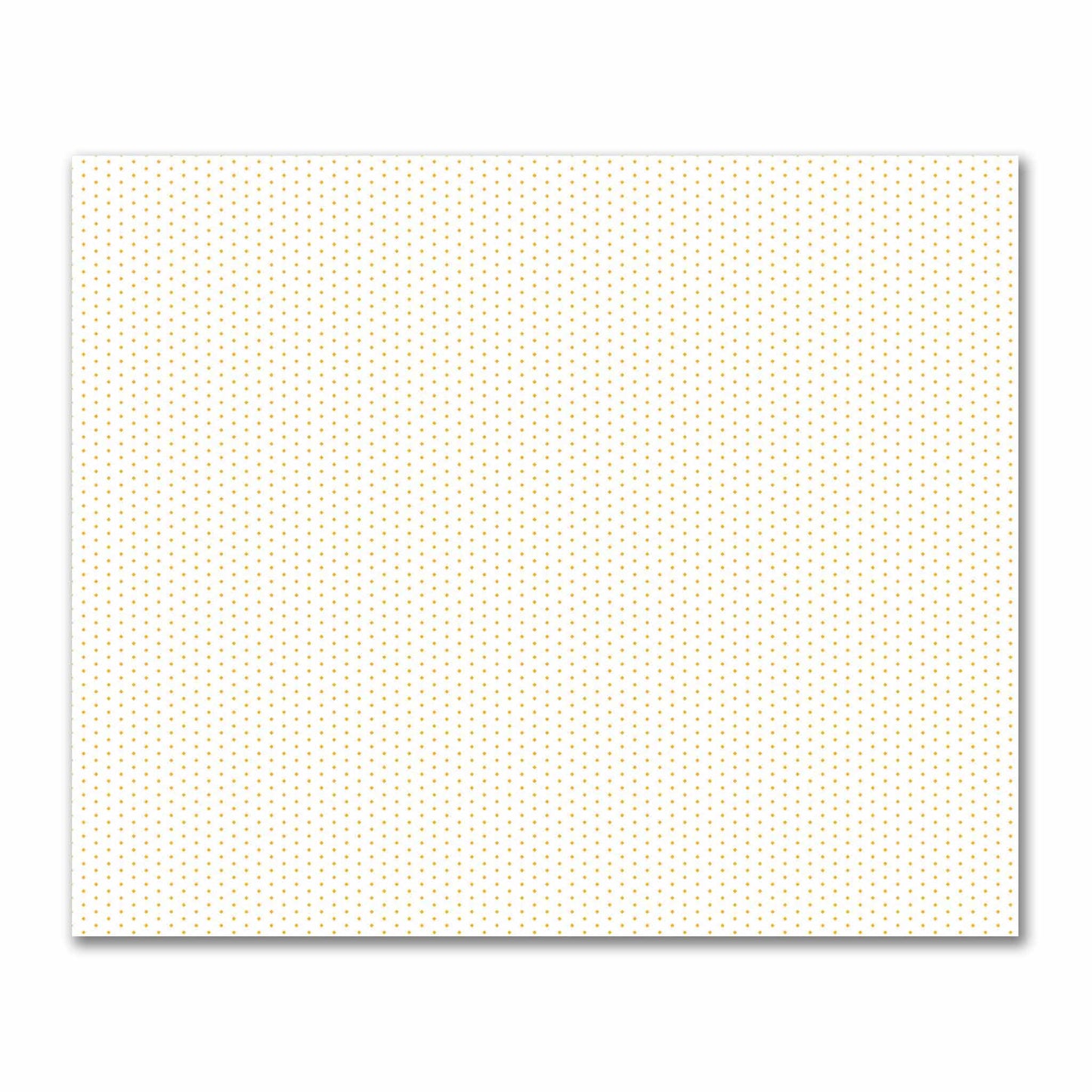Off-White Cotton Sateen Fabric with Fine Yellow-Orange Diamonds, FACS-1310-111