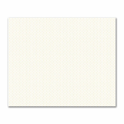 Off-White Cotton Sateen Fabric with Fine Yellow-Orange Diamonds, FACS-1310-111