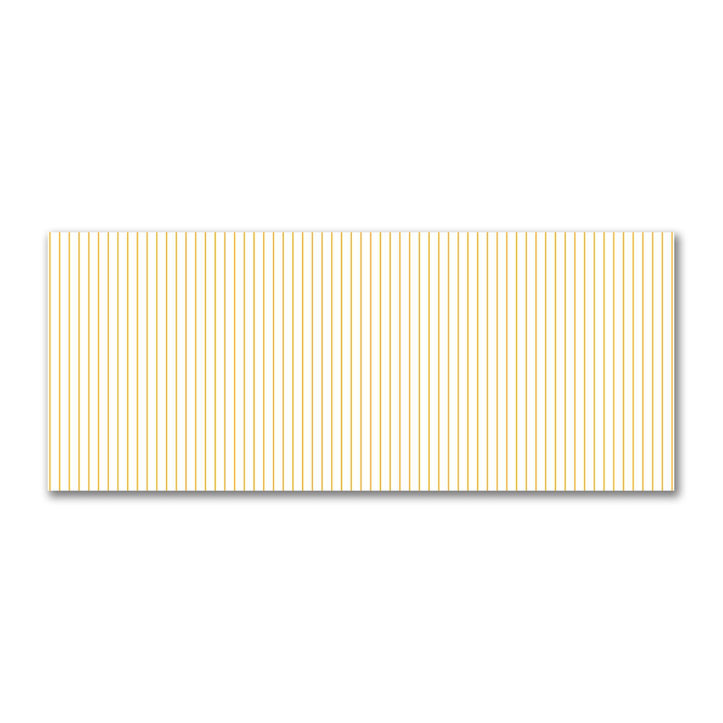 Off-White Cotton Sateen Fabric with Fine Yellow-Orange Stripes, FACS-1310-151