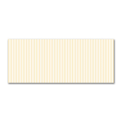 Off-White Cotton Sateen Fabric with Fine Yellow-Orange Stripes, FACS-1310-151
