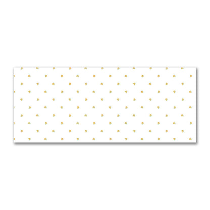 Cotton Sateen Fabric with Hand-painted Small Yellow-Orange Watercolor Floral Pattern Print, FACS-1316