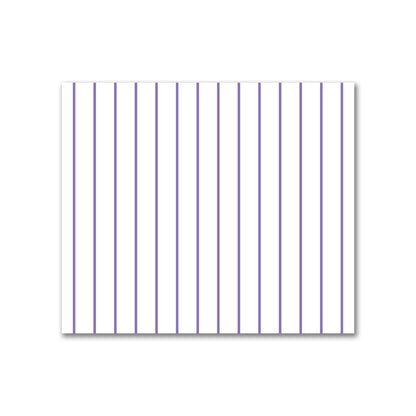 Off-White Cotton Sateen Fabric with Fine Purple Stripes, FACS-1320-151