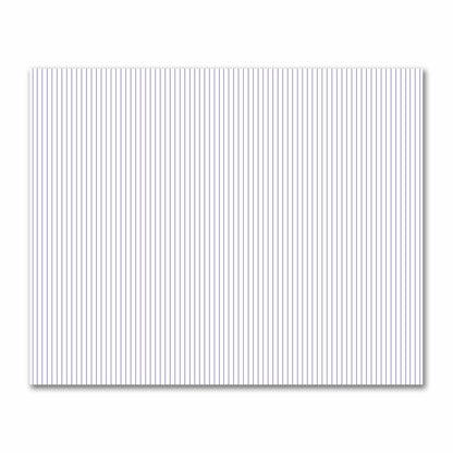 Off-White Cotton Sateen Fabric with Fine Purple Stripes, FACS-1320-151