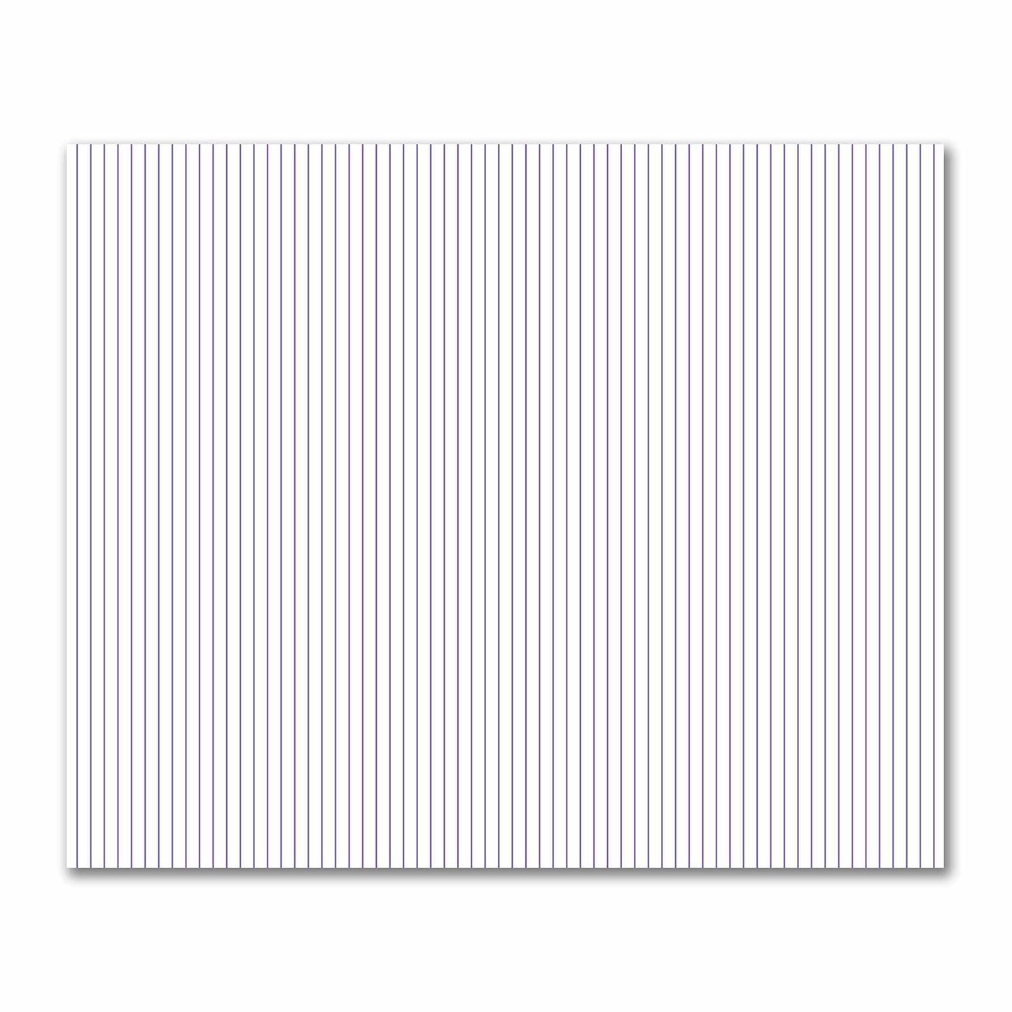 Off-White Cotton Sateen Fabric with Fine Purple Stripes, FACS-1320-151