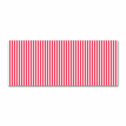 Off-White Cotton Sateen Fabric with Red Bars, FACS-1330-051