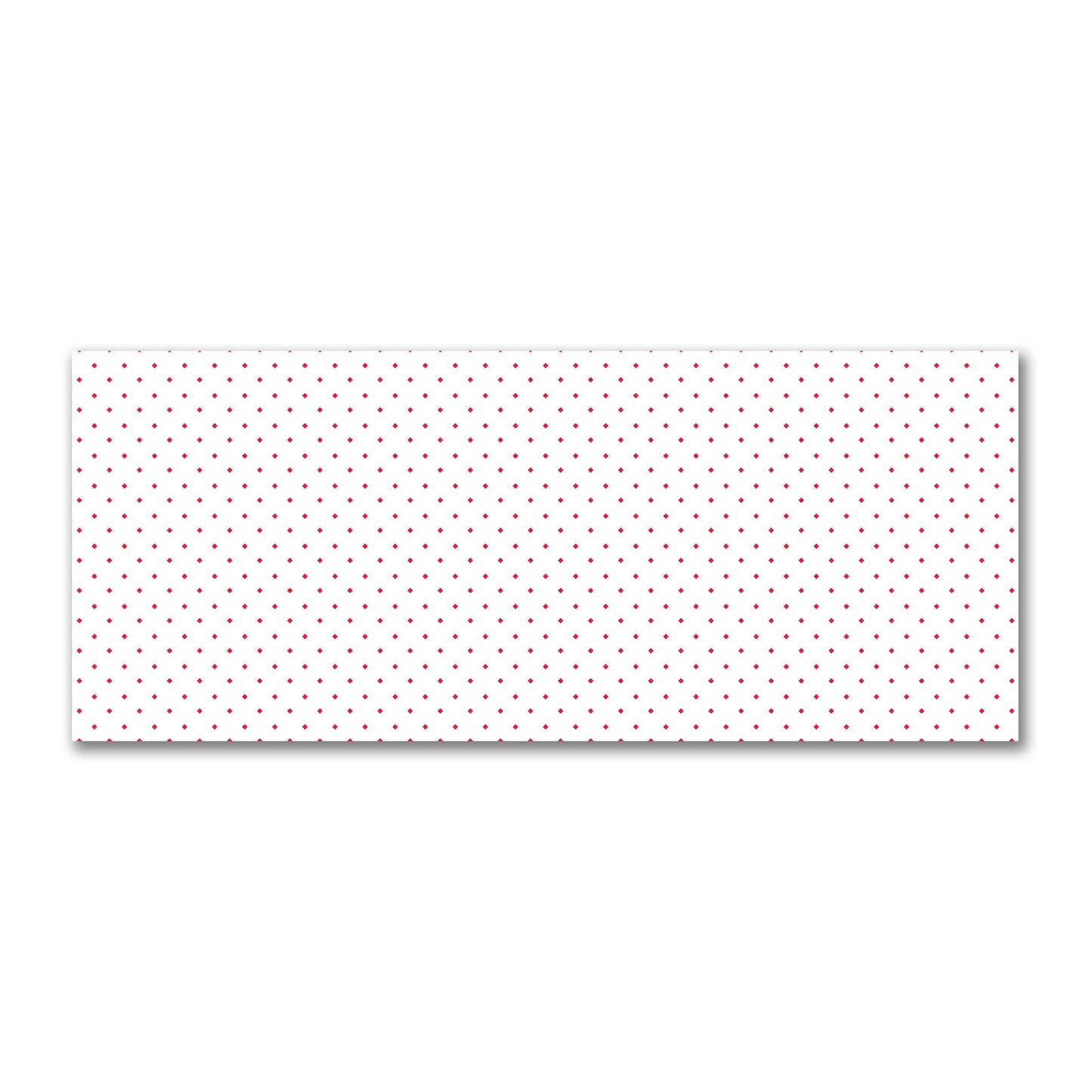 Off-White Cotton Sateen Fabric with Red Diamonds, FACS-1330-101