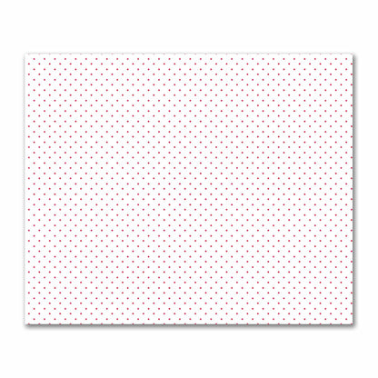 Off-White Cotton Sateen Fabric with Red Diamonds, FACS-1330-101