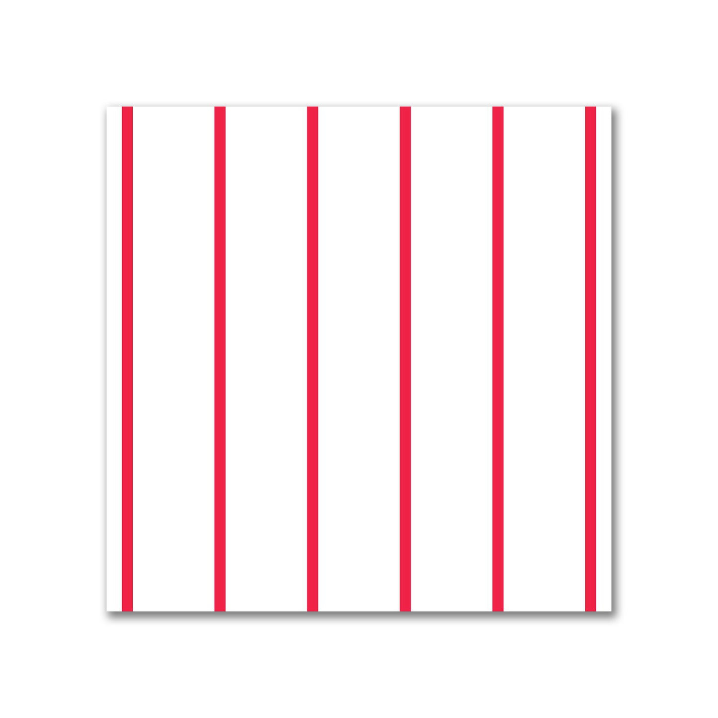 Off-White Cotton Sateen Fabric with Fine Red Stripes, FACS-1330-151