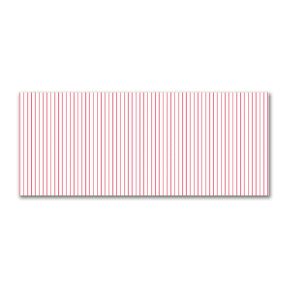 Off-White Cotton Sateen Fabric with Fine Red Stripes, FACS-1330-151