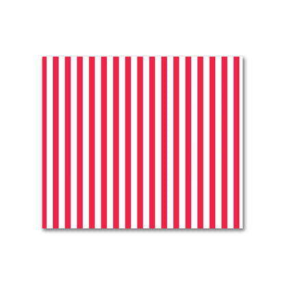 Off-White Cotton Sateen Fabric with Thin Red Bars, FACS-1330-241