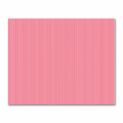 Off-White Cotton Sateen Fabric with Thin Red Bars, FACS-1330-241