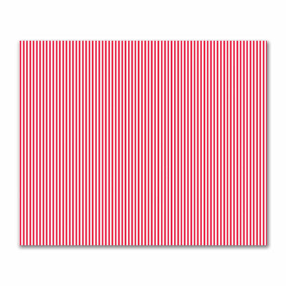 Off-White Cotton Sateen Fabric with Thin Red Bars, FACS-1330-241