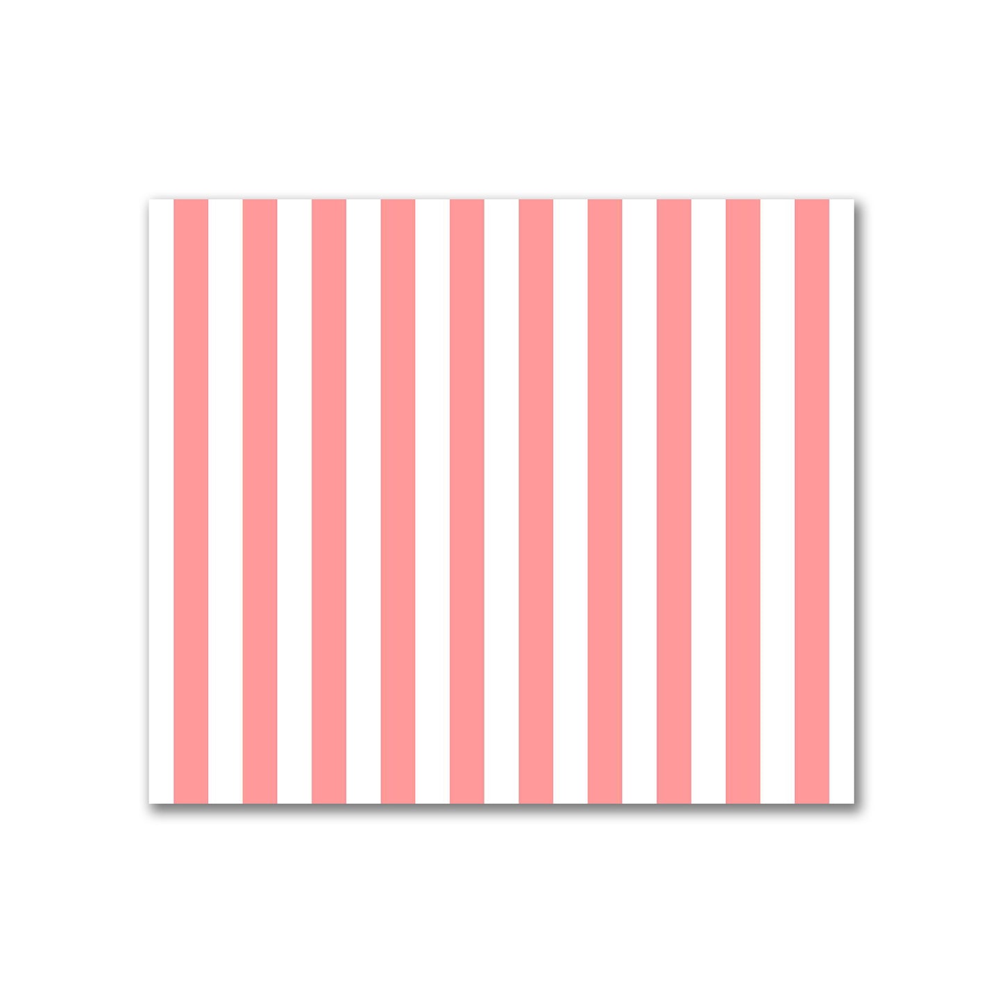 Off-White Cotton Sateen Fabric with Pink Bars, FACS-1340-051