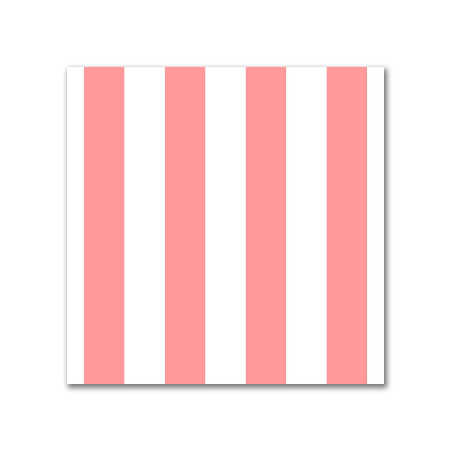 Off-White Cotton Sateen Fabric with Pink Bars, FACS-1340-051