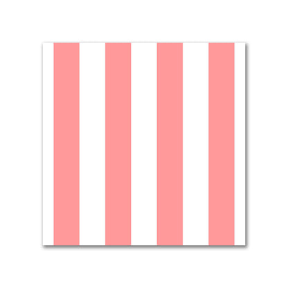 Off-White Cotton Sateen Fabric with Pink Bars, FACS-1340-051
