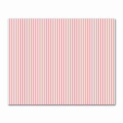 Off-White Cotton Sateen Fabric with Pink Bars, FACS-1340-051