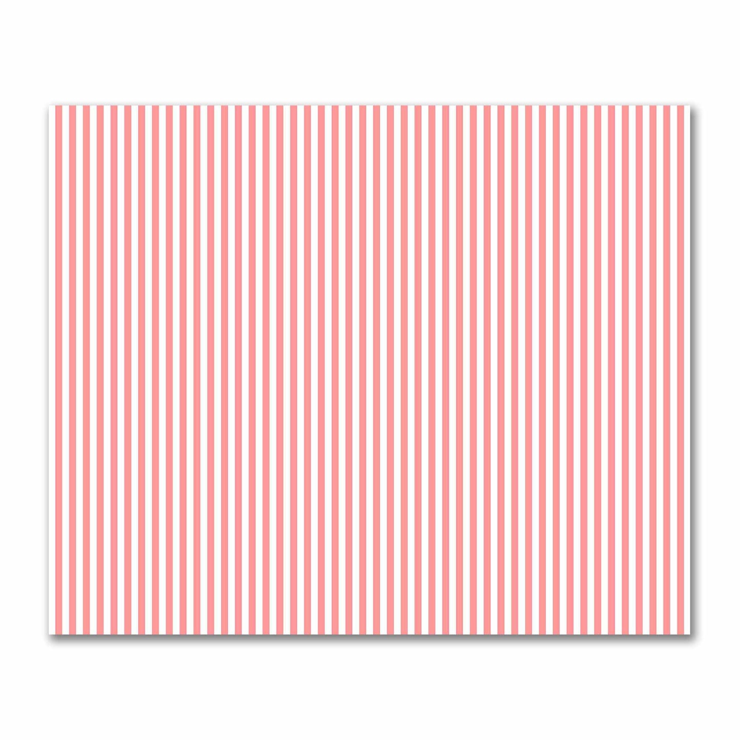 Off-White Cotton Sateen Fabric with Pink Bars, FACS-1340-051