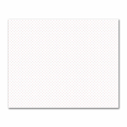 Off-White Cotton Sateen Fabric with Pink Diamonds, FACS-1340-101