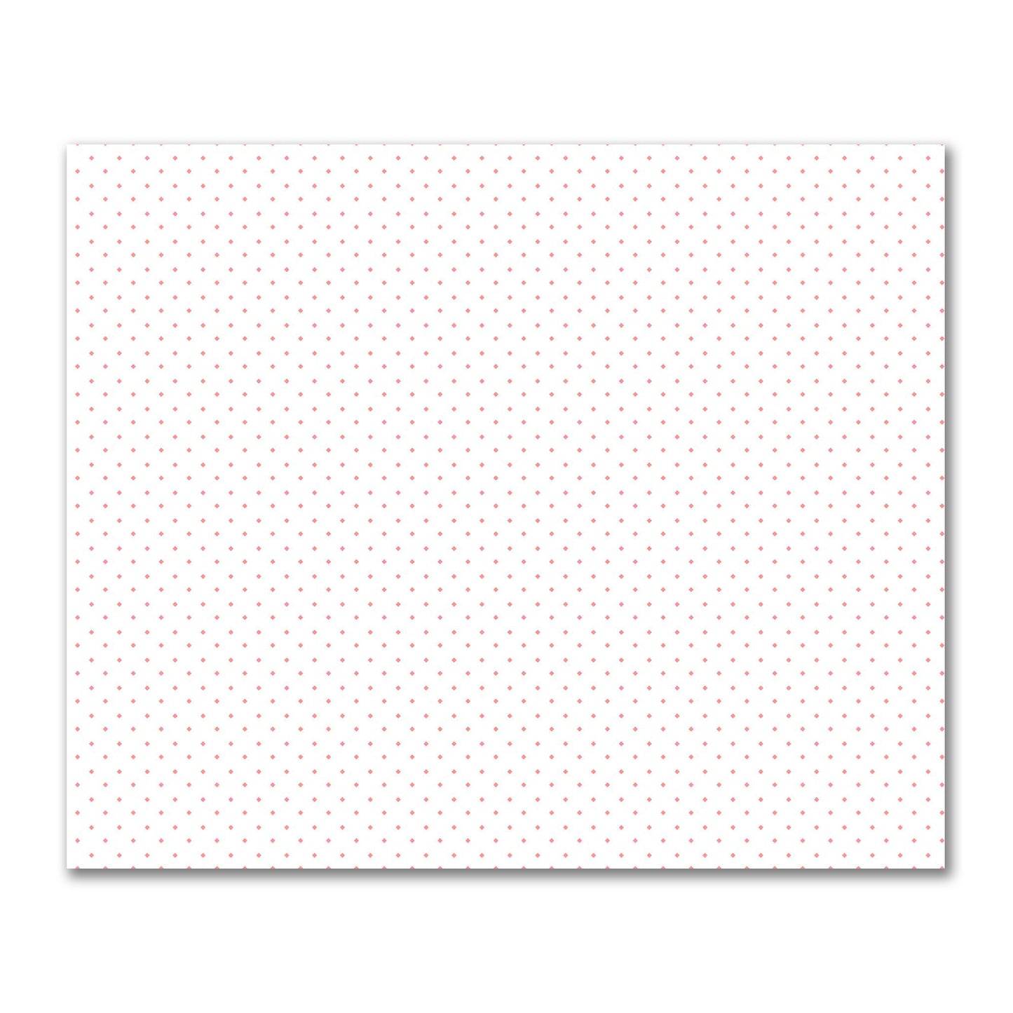 Off-White Cotton Sateen Fabric with Pink Diamonds, FACS-1340-101
