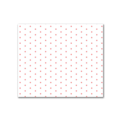 Off-White Cotton Sateen Fabric with Fine Pink Diamonds, FACS-1340-111