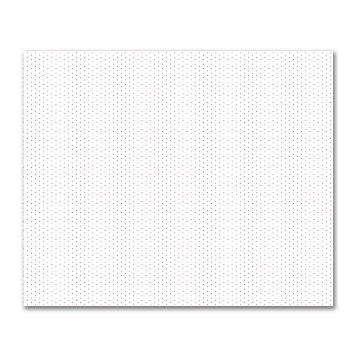 Off-White Cotton Sateen Fabric with Fine Pink Diamonds, FACS-1340-111