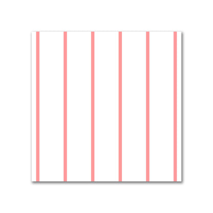 Off-White Cotton Sateen Fabric with Fine Pink Stripes, FACS-1340-151