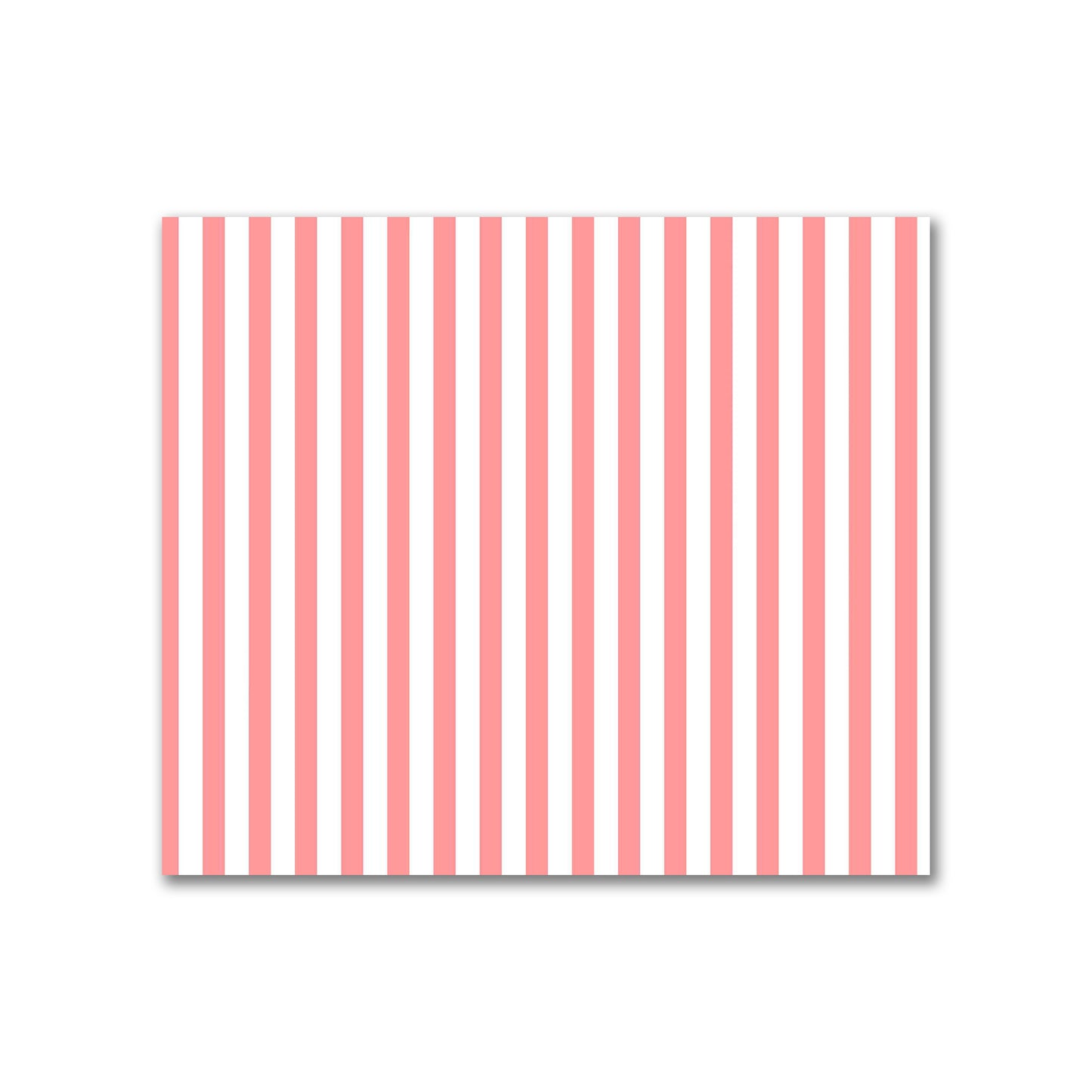 Off-White Cotton Sateen Fabric with Thin Pink Bars, FACS-1340-241
