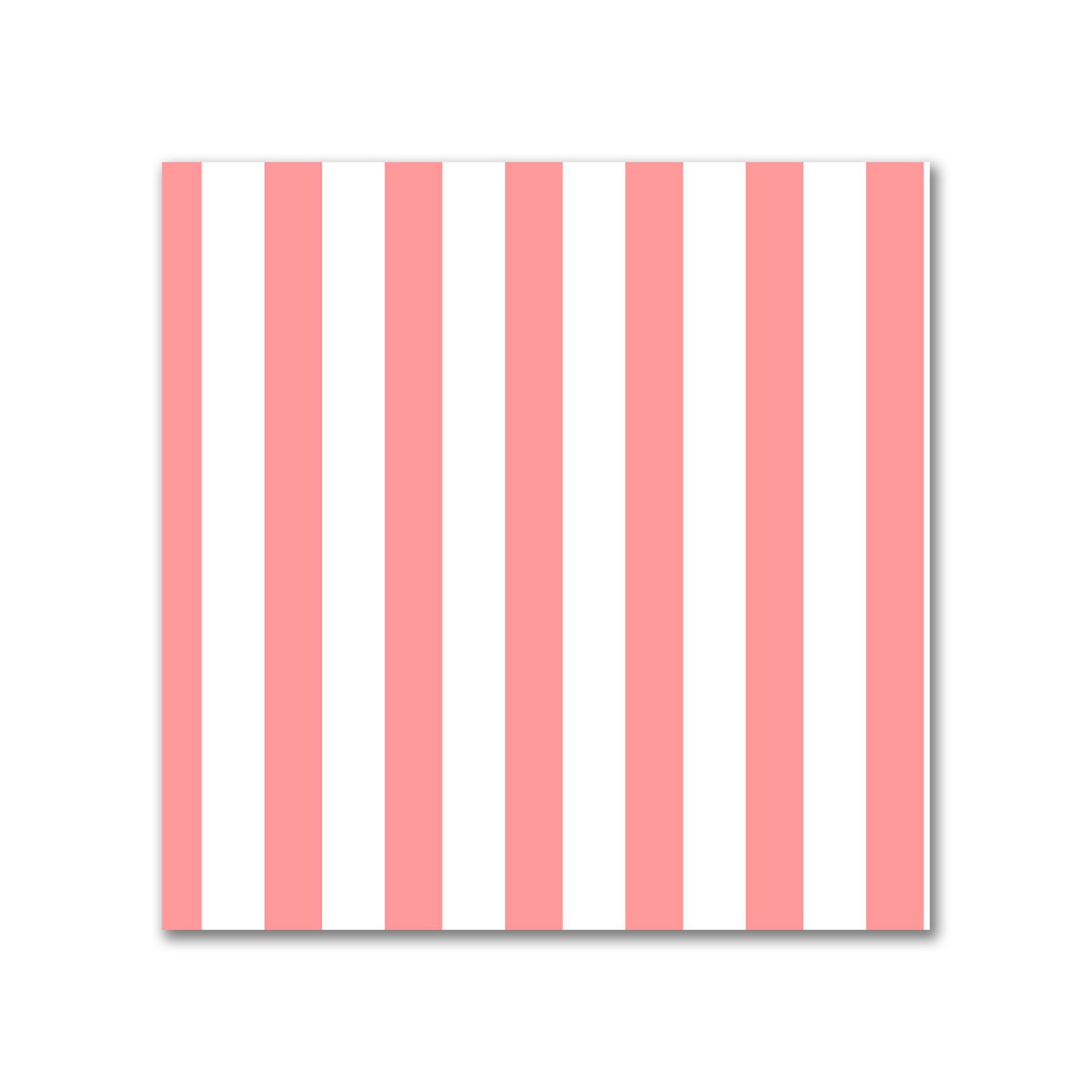 Off-White Cotton Sateen Fabric with Thin Pink Bars, FACS-1340-241