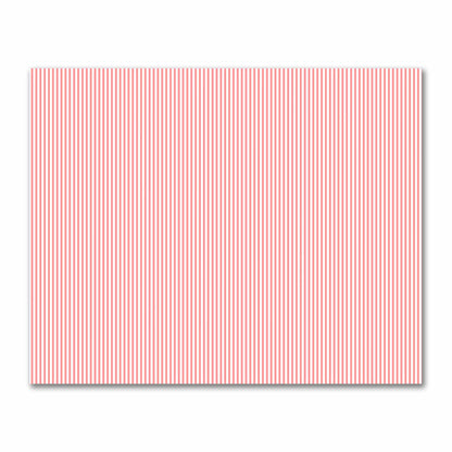 Off-White Cotton Sateen Fabric with Thin Pink Bars, FACS-1340-241