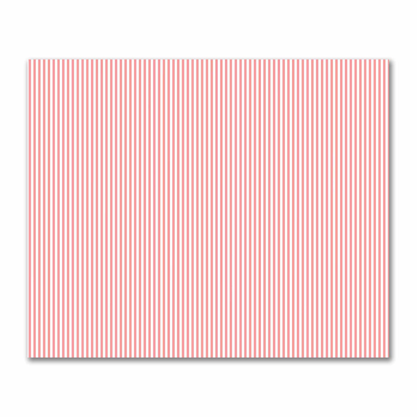 Off-White Cotton Sateen Fabric with Thin Pink Bars, FACS-1340-241