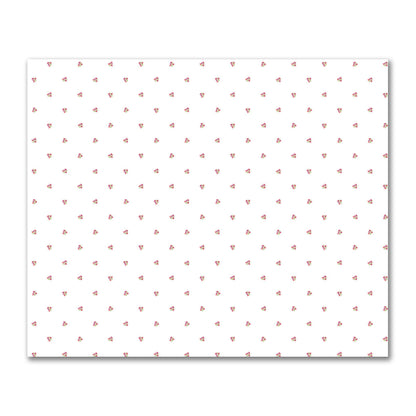 Cotton Sateen Fabric with Hand-painted Small Pink Watercolor Floral Pattern Print, FACS-1346