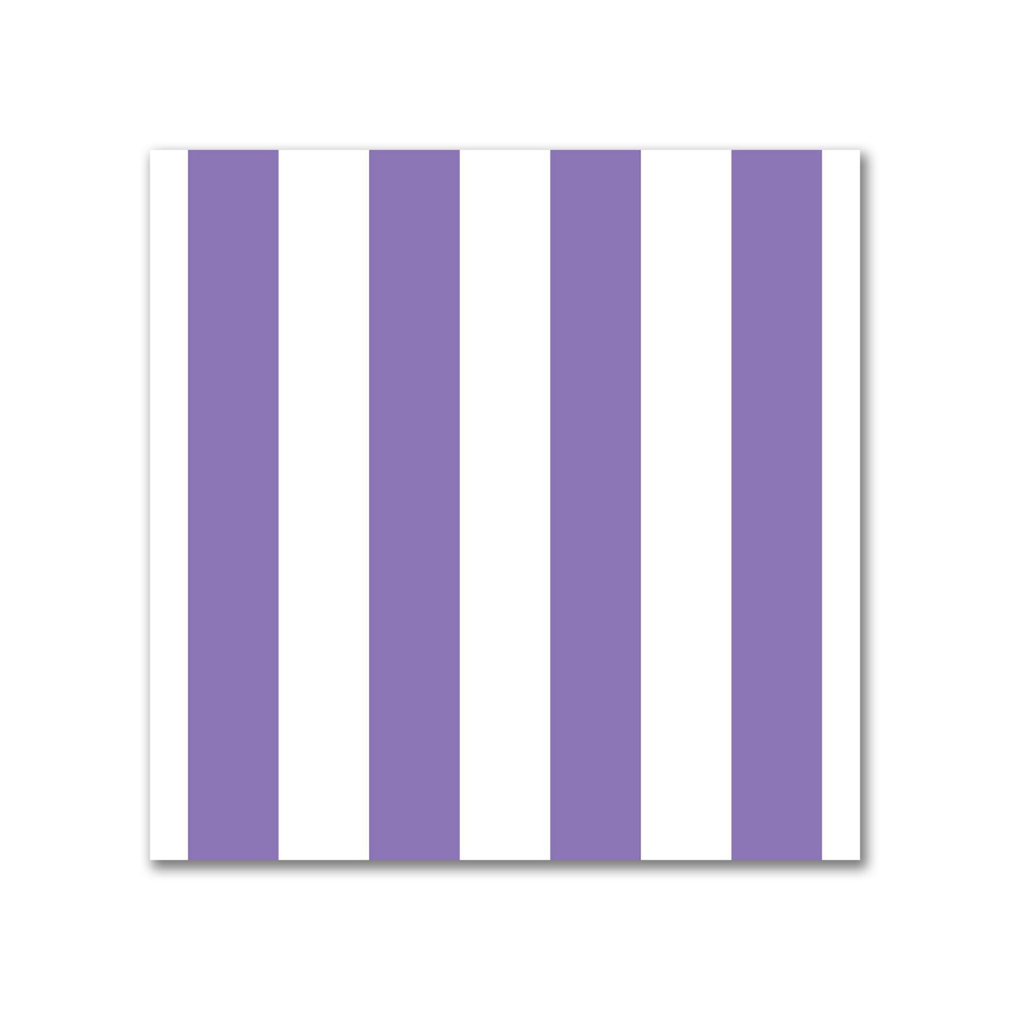 Off-White Cotton Sateen Fabric with Purple Bars, FACS-1350-051