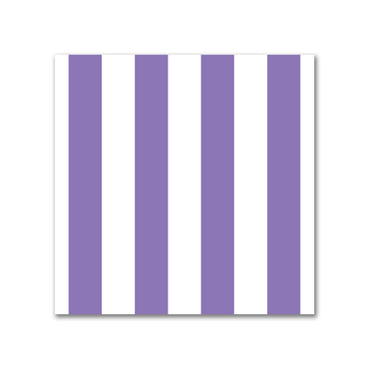 Off-White Cotton Sateen Fabric with Purple Bars, FACS-1350-051