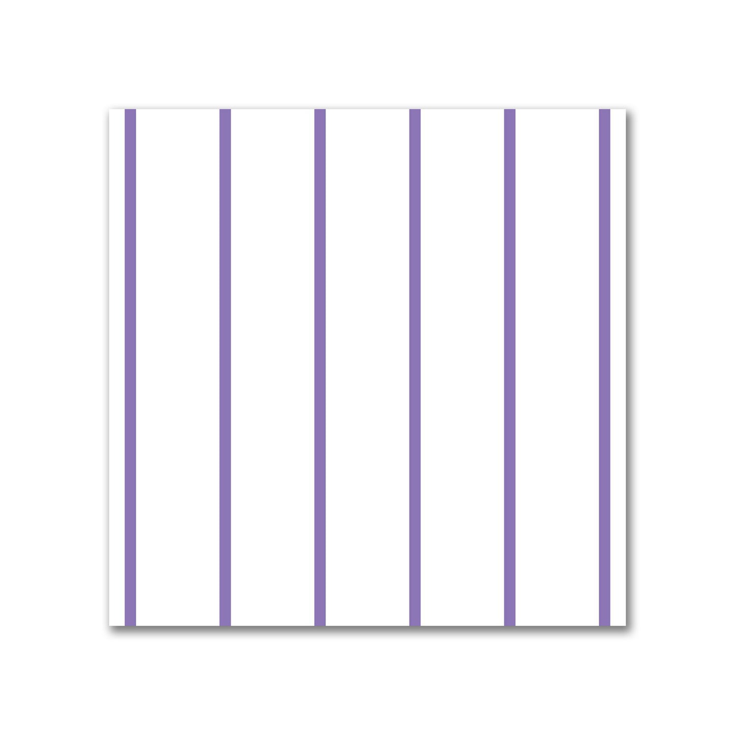 Off-White Cotton Sateen Fabric with Fine Purple Stripes, FACS-1350-151