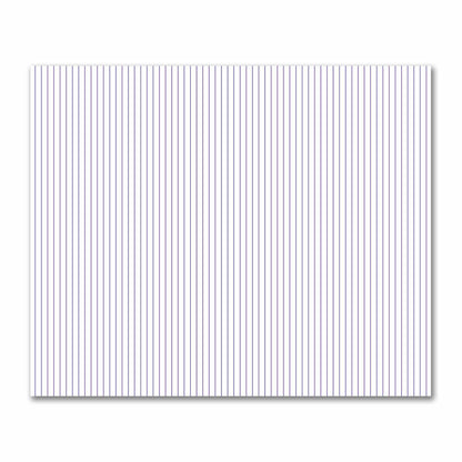 Off-White Cotton Sateen Fabric with Fine Purple Stripes, FACS-1350-151