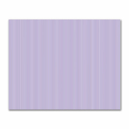 Off-White Cotton Sateen Fabric with Thin Purple Bars, FACS-1350-241