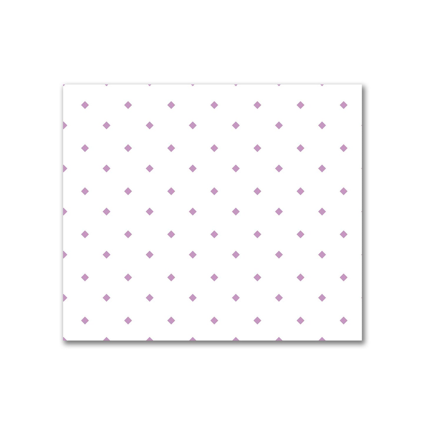 Off-White Cotton Sateen Fabric with Mauve Diamonds, FACS-1360-101