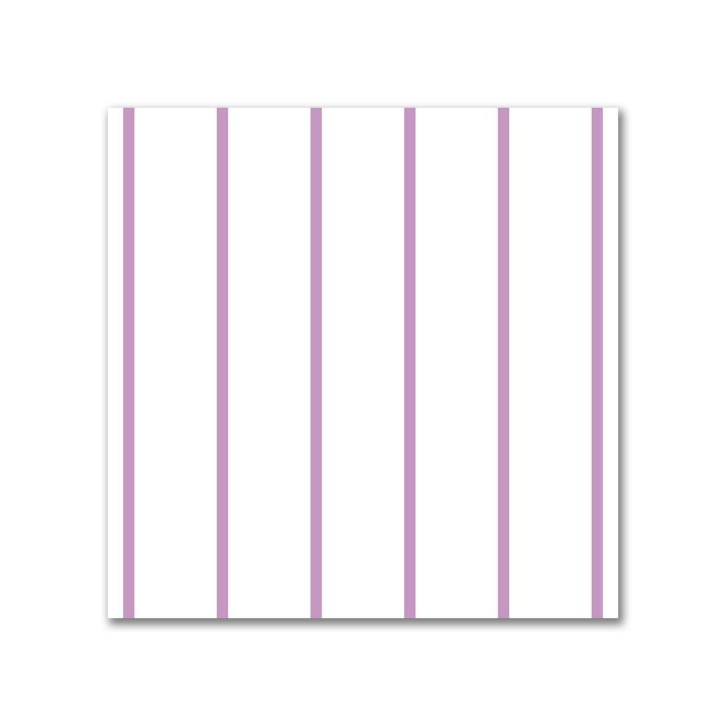 Off-White Cotton Sateen Fabric with Fine Mauve Stripes, FACS-1360-151
